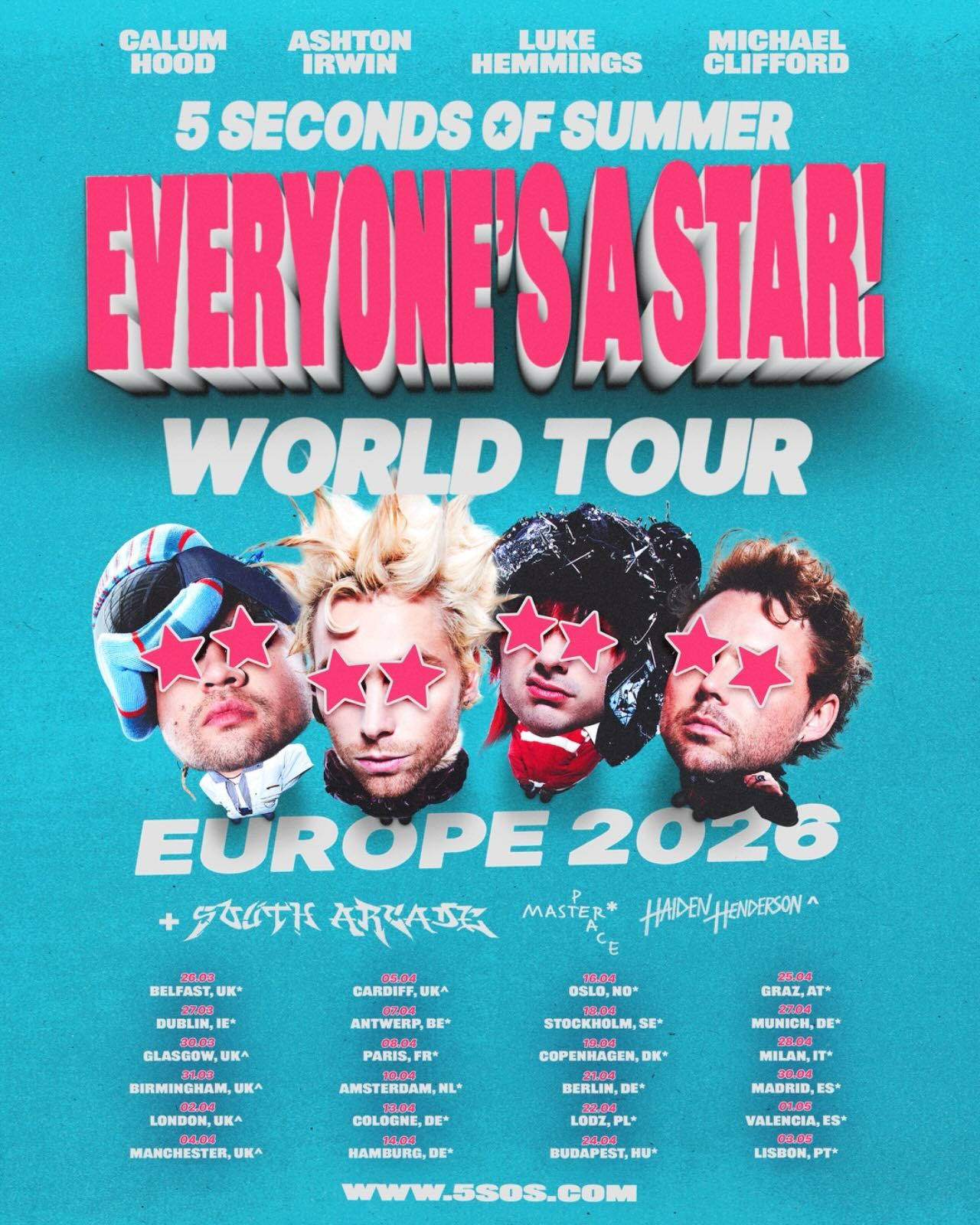 South Arcade Idobi Radio Summer School tour Poster 2026–2027